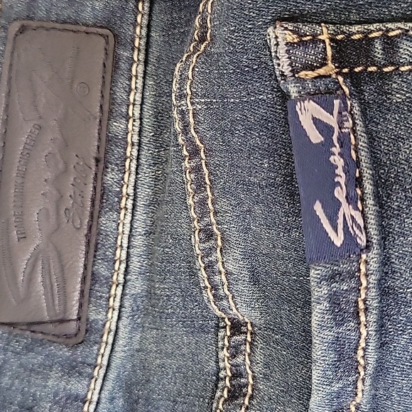 Seven7 Embellished/Distressed Denim Jeans, 5 Pocket, Skinny Ankle Size 8 - Picture 13 of 13